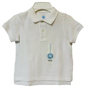 PRICE DROP NWT! J. Khaki Boys White Polo Collar Shirt - Size 3T